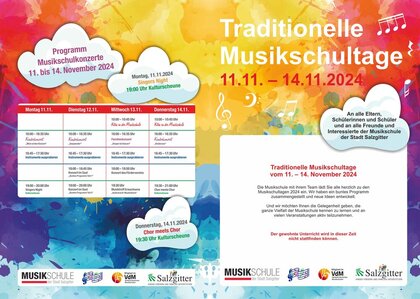 Das Programm der Musikschultage