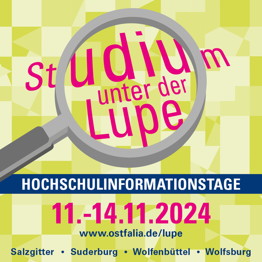 Das Plakat zu den Hochschulimformationstagen an Hochschule Ostfalia.